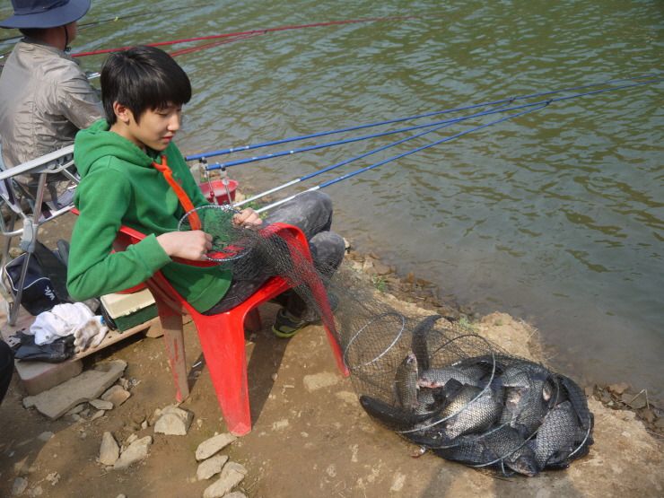 아빠와 낚시